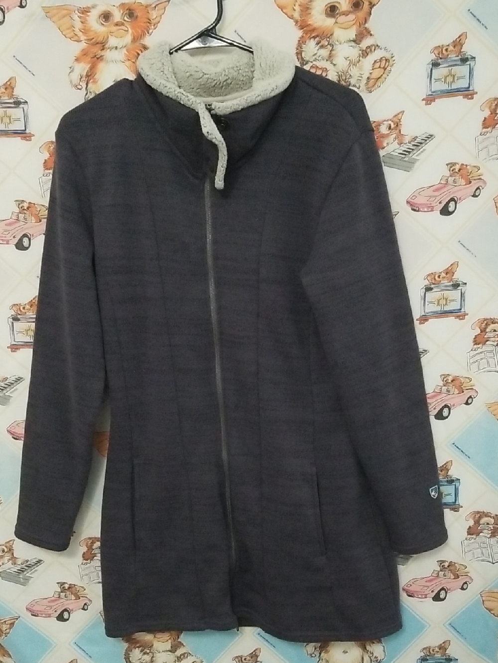 Kuhl Women’s Knit Jacket Coat Size Large Gray Full Zip Sweater